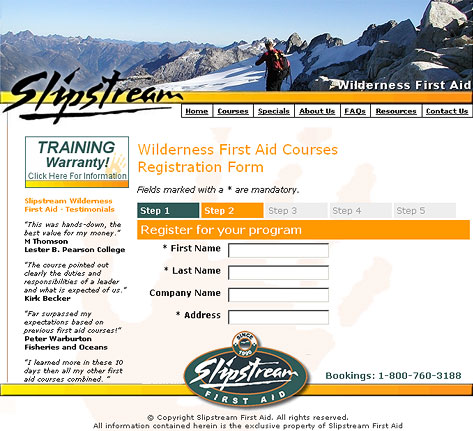 Slipstream First Aid